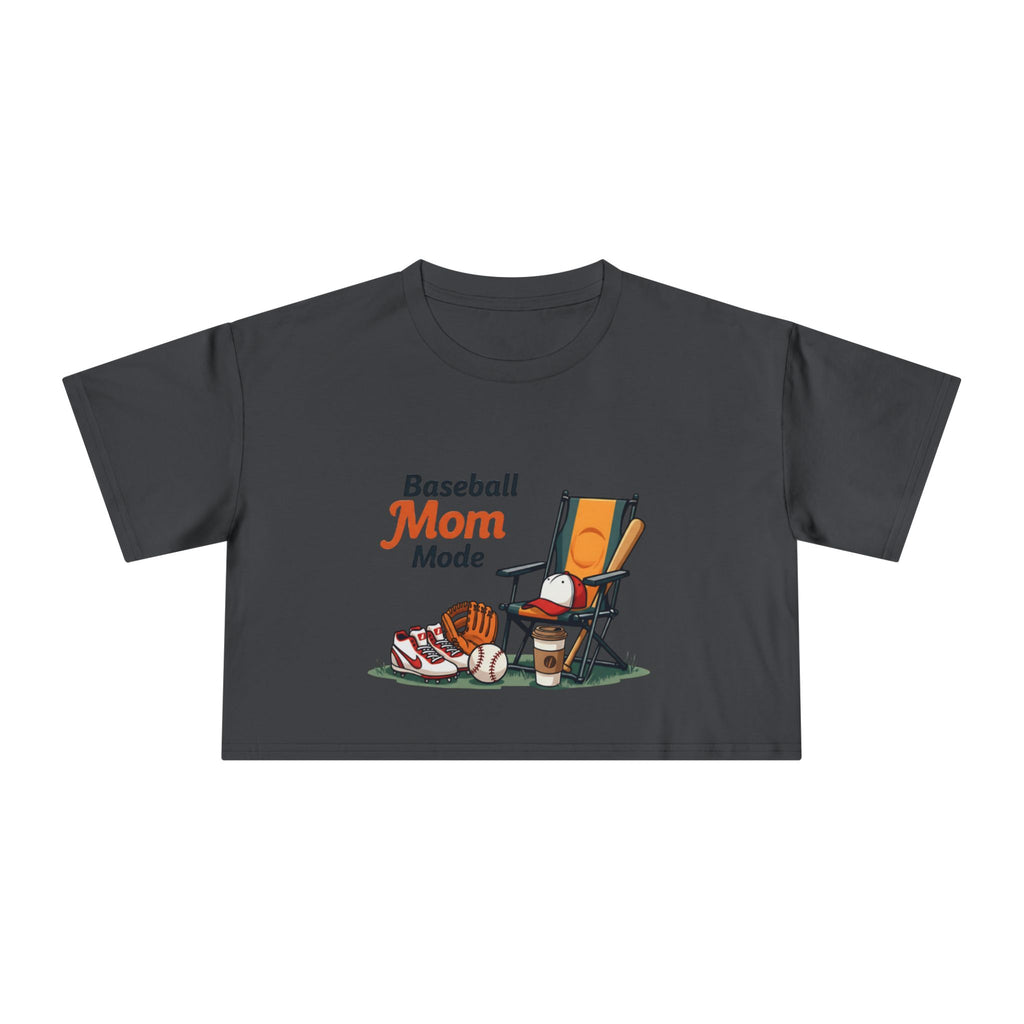 Baseball Mom Mode Crop Tee - Magnolia Wild SC