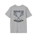 Proud Girl Dad Lacrosse T-Shirt - Magnolia Wild SC