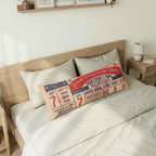 Baseball Championship Game 7 Ticket Body Pillow | Custom Year, Teams, Game Number