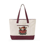 Personalized Baseball Mom Zipppered Tote - ‘Can’t Keep Calm, It’s Game Day’ Tote