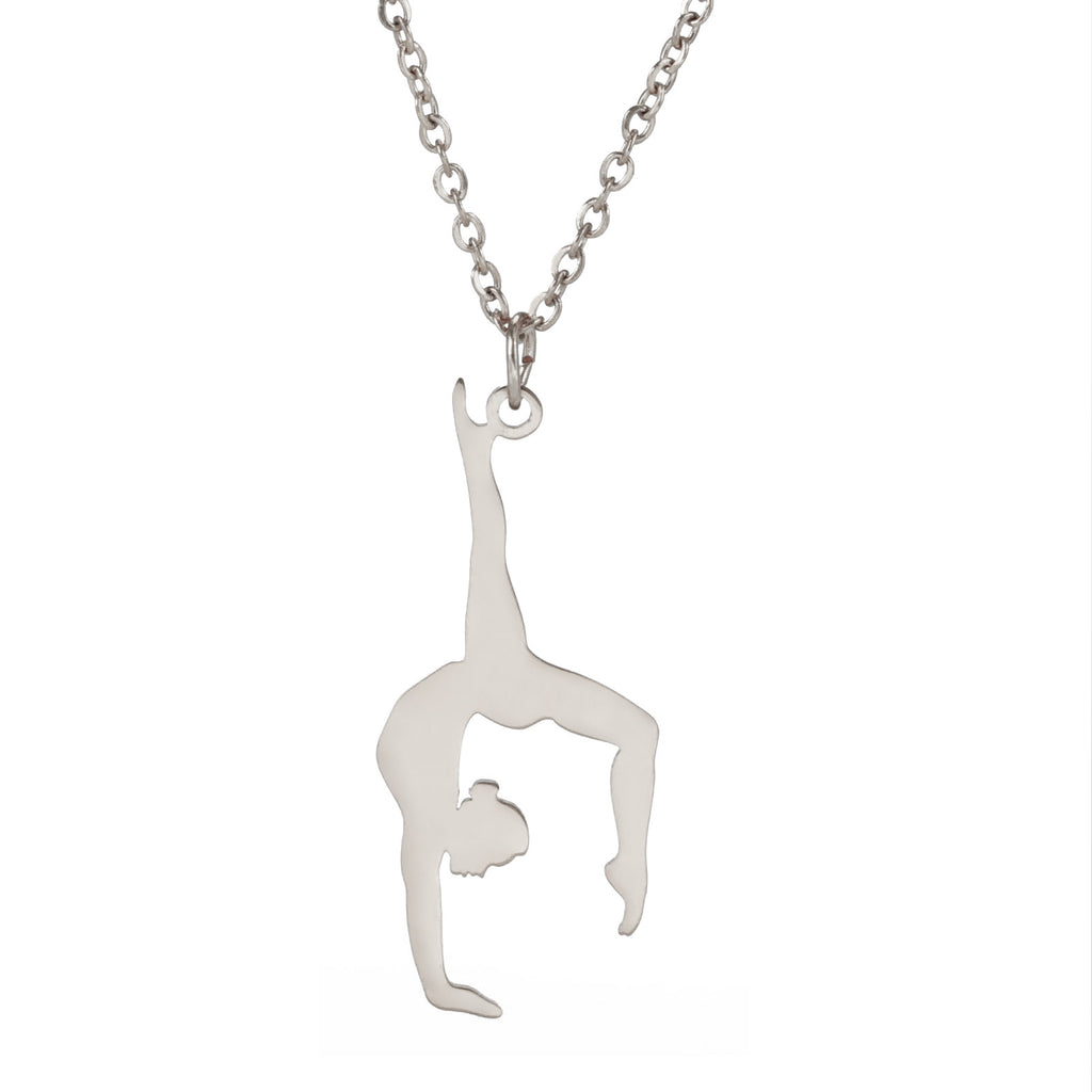 Dainty Gymnast Necklace – Gymnastics Jewelry Gift - Magnolia Wild SC
