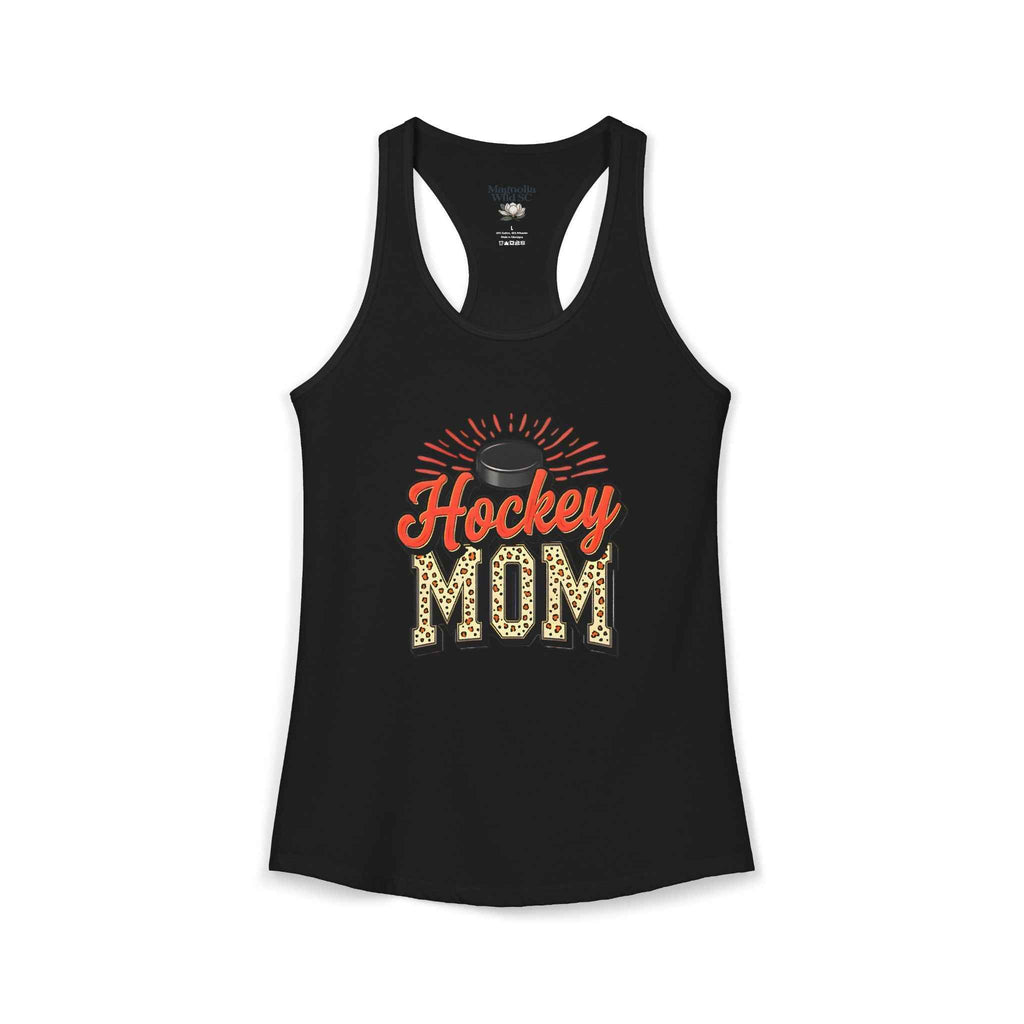 Hockey Mom Racerback Tank – Personalized Name & Number Option