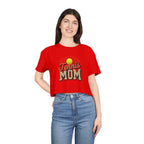 Tennis Mom Cheetah Print Crop Tee