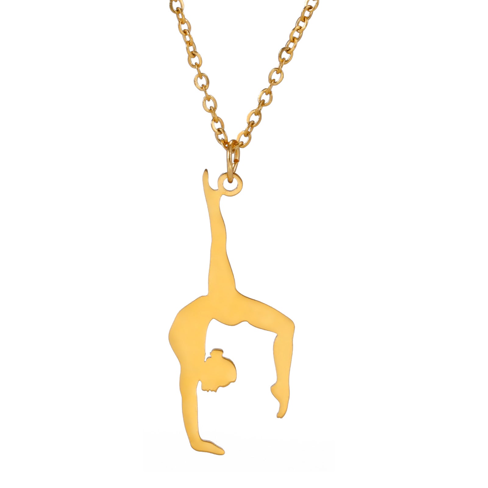 Dainty Gymnast Necklace – Gymnastics Jewelry Gift - Magnolia Wild SC