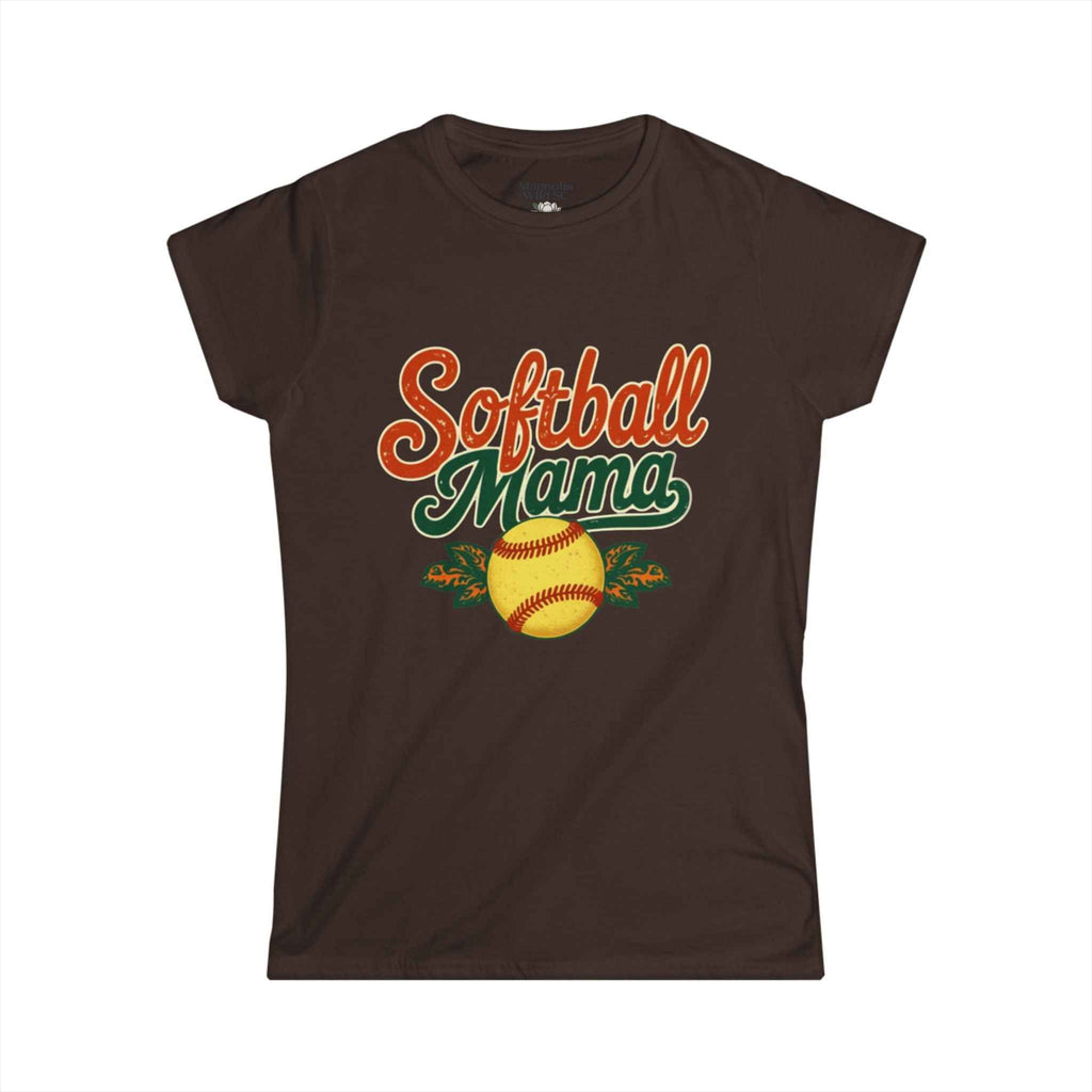 Retro Softball Mama Tee