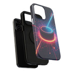 Neon Laser Hockey Puck Impact-Resistant Phone Case - Magnolia Wild SC