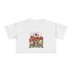 Soccer Mom Cheetah Print Women's Crop Tee - Magnolia Wild SC