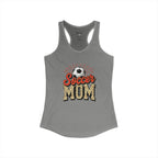 Soccer Mom Racerback Tank – Personalized Name & Number Option | Lightweight Women’s Soccer Tank Top - Magnolia Wild SC