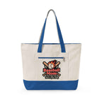 Personalized Baseball Mom Zipppered Tote - ‘Can’t Keep Calm, It’s Game Day’ Tote