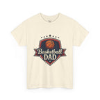 Retro Court Style: The Vintage Basketball Dad Shield Tee - Magnolia Wild SC