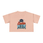 Swim Mom Print Crop Tee - Magnolia Wild SC