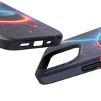Neon Laser Hockey Puck Impact-Resistant Phone Case - Magnolia Wild SC
