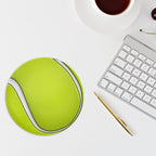 Tennis Ball Mouse Pad – Non-Slip Rubber Base Polyester Mouse Pad - Magnolia Wild SC