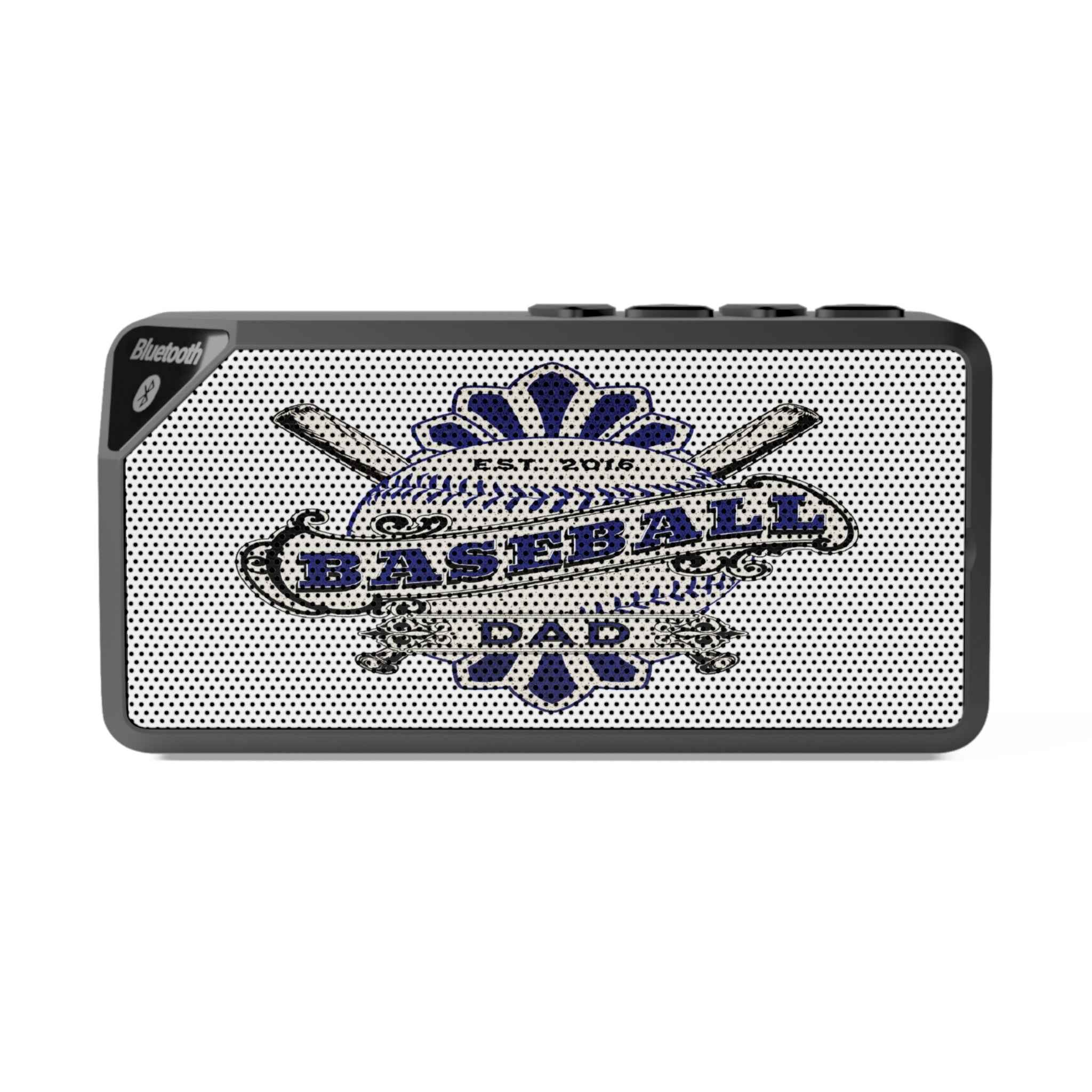 Retro 'Baseball Dad' Bluetooth Speaker — Personalized Year