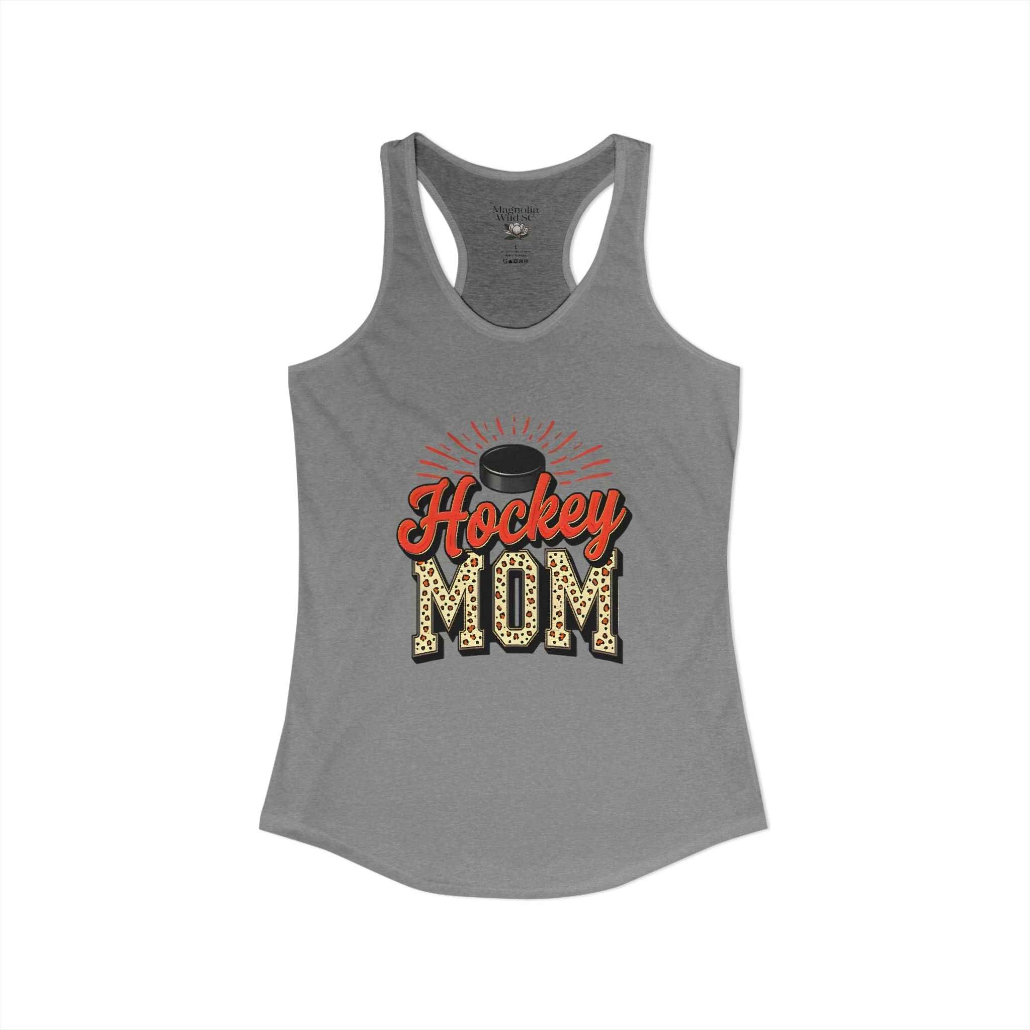 Hockey Mom Racerback Tank – Personalized Name & Number Option