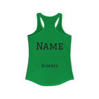 Baseball Mom Racerback Tank – Personalized Name & Number Option