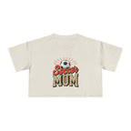 Soccer Mom Cheetah Print Women's Crop Tee - Magnolia Wild SC