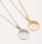 Volleyball Pendant Necklace – Sporty Everyday Jewelry for Fans - Magnolia Wild SC