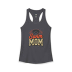 Swim Mom Racerback Tank – Personalized Name & Number Option