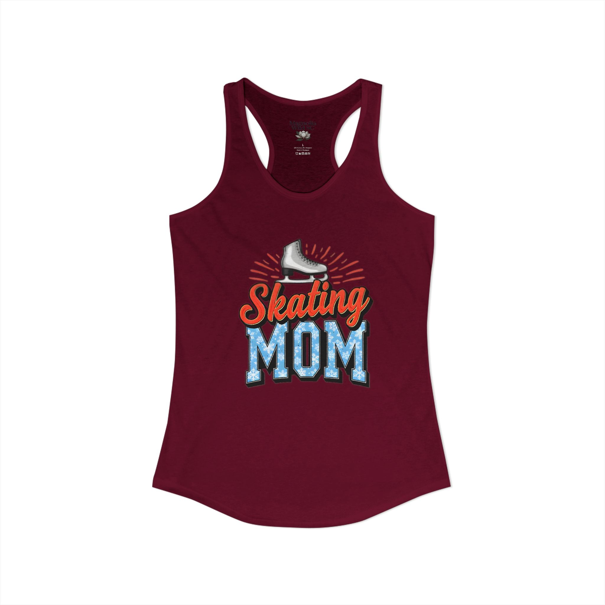 Personalized Figure Skating Racerback Tank - Magnolia Wild SC