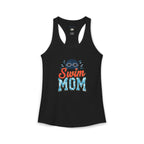 Swim Mom Racerback Tank – Personalized Name & Number Option | Lightweight Women’s Swim Tank Top - Magnolia Wild SC