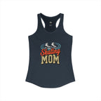 Figure Skating Mom Racerback Tank – Personalized Name & Number Option | Lightweight Women’s Figure Skating Tank Top - Magnolia Wild SC
