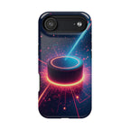 Neon Laser Hockey Puck Impact-Resistant Phone Case - Magnolia Wild SC