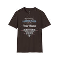 Personalized 'My Favorite Lacrosse Player Calls Me' T-Shirt — Custom Name Lacrosse Tee