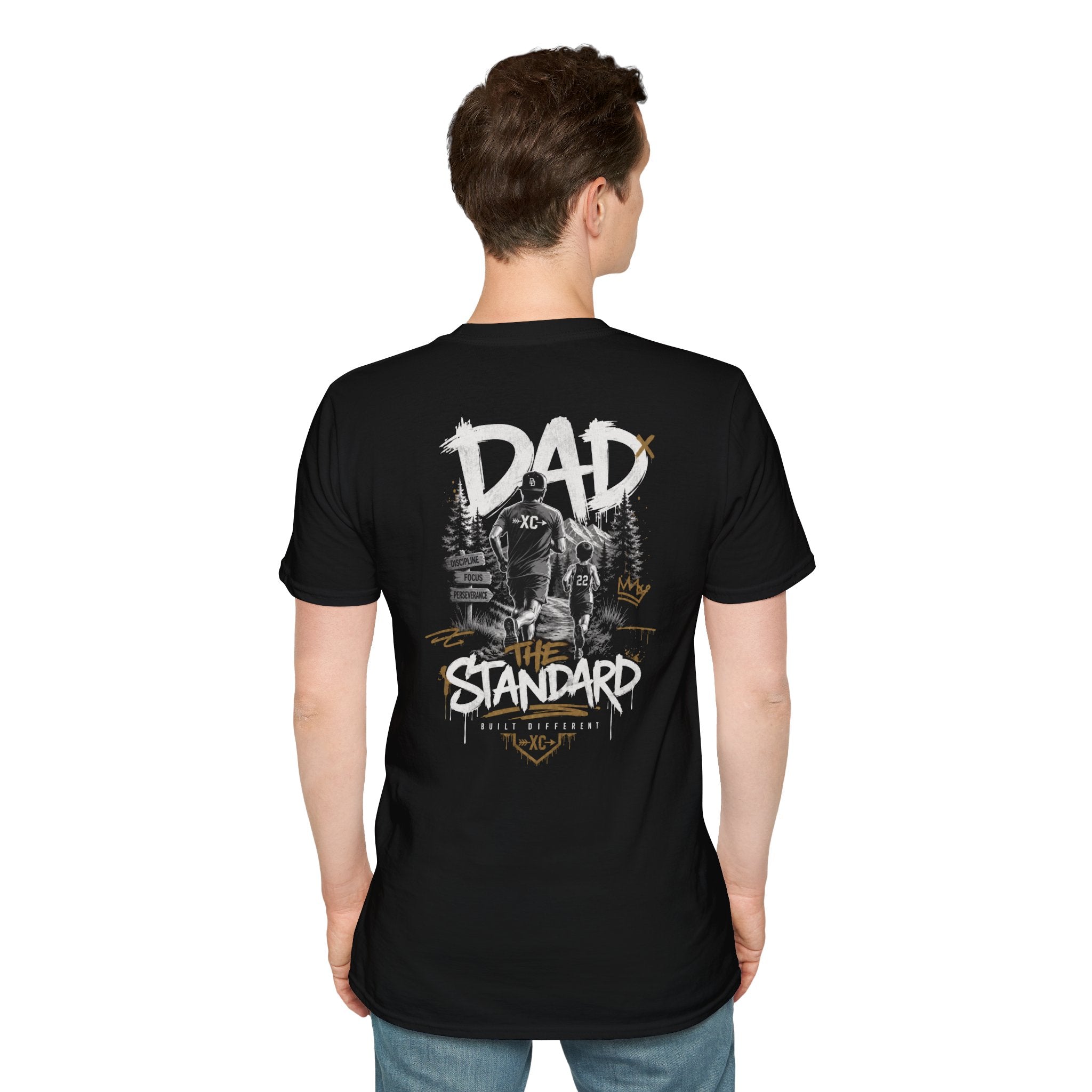 Cross Country Dad The Standard T-Shirt — Fatherhood Graphic Tee - Magnolia Wild SC