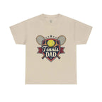 Retro Badge Style: The Vintage Tennis Dad Shield Tee