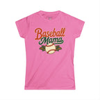 Retro Baseball Mom Tee - Magnolia Wild SC
