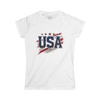 USA Patriotic Tee - Distressed Flag Graphic Tee