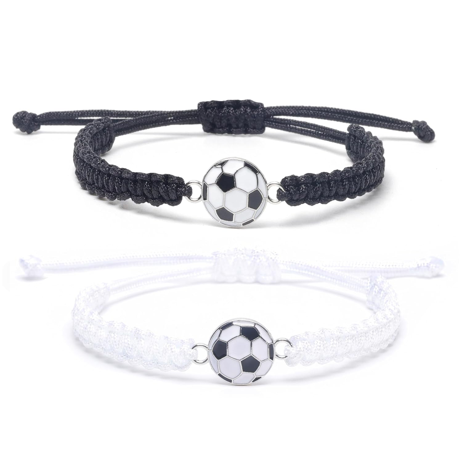 Multi-Sport Braided Bracelet Adjustable Jewelry for Game Day Fans - Magnolia Wild SC