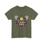 Retro Badge Style: The Vintage Tennis Dad Shield Tee