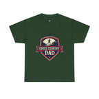 Retro Badge Style: The Vintage Cross Country Dad Shield Tee - Magnolia Wild SC