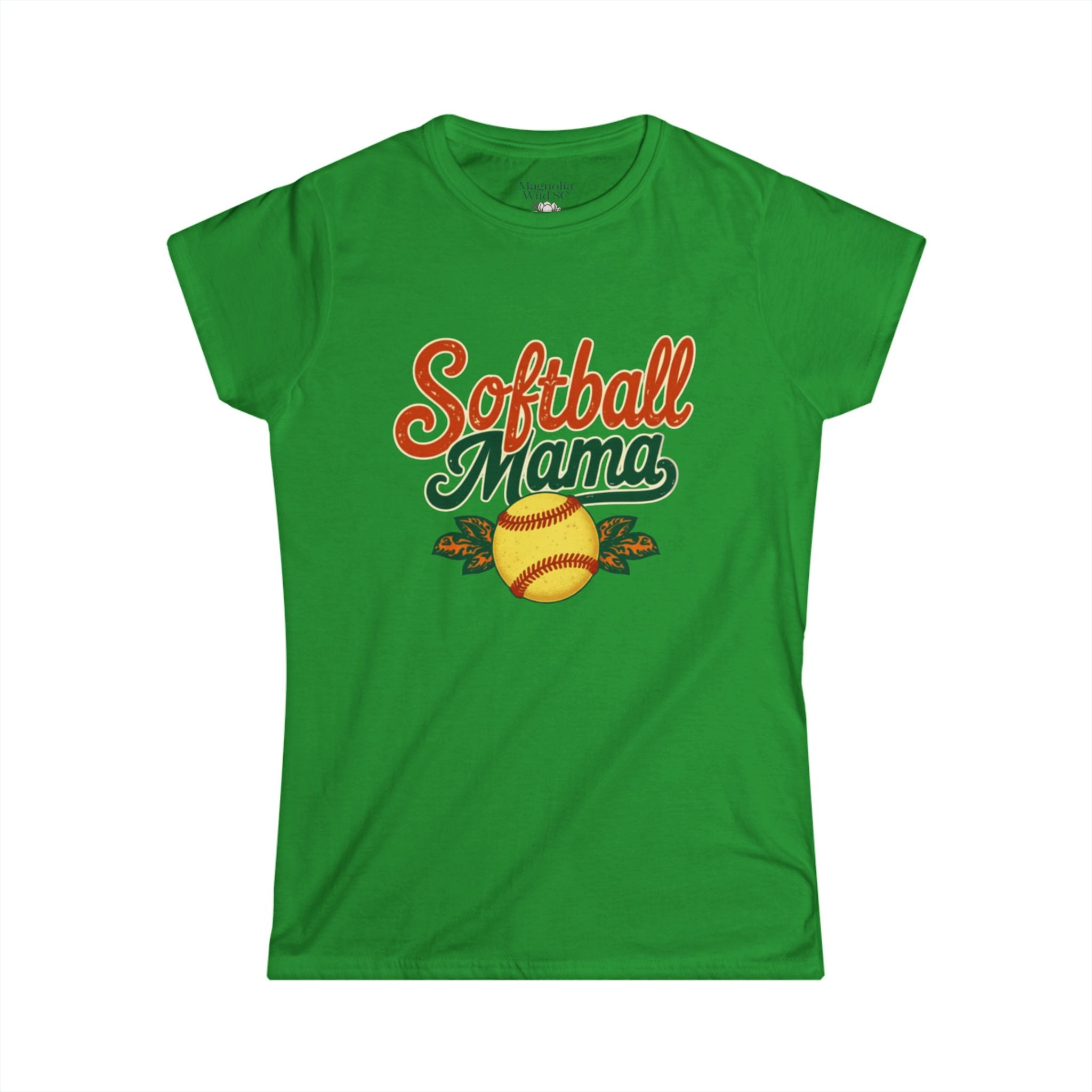 Retro Softball Mom Shirt - Vintage Style Shirt for Proud Softball Moms