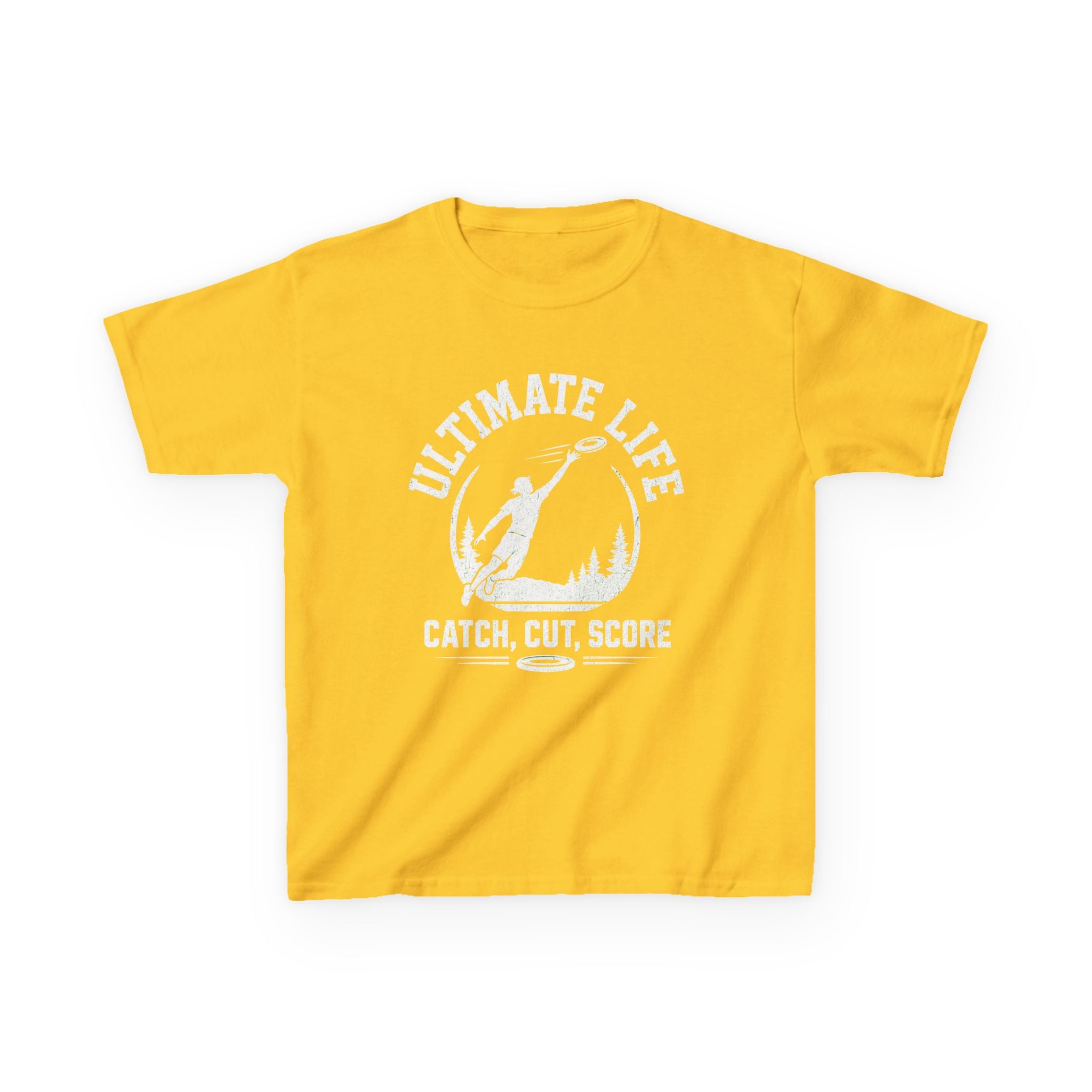 Ultimate Life Kids Tee — “Catch, Cut, Score” Ultimate Frisbee Youth Shirt - Magnolia Wild SC