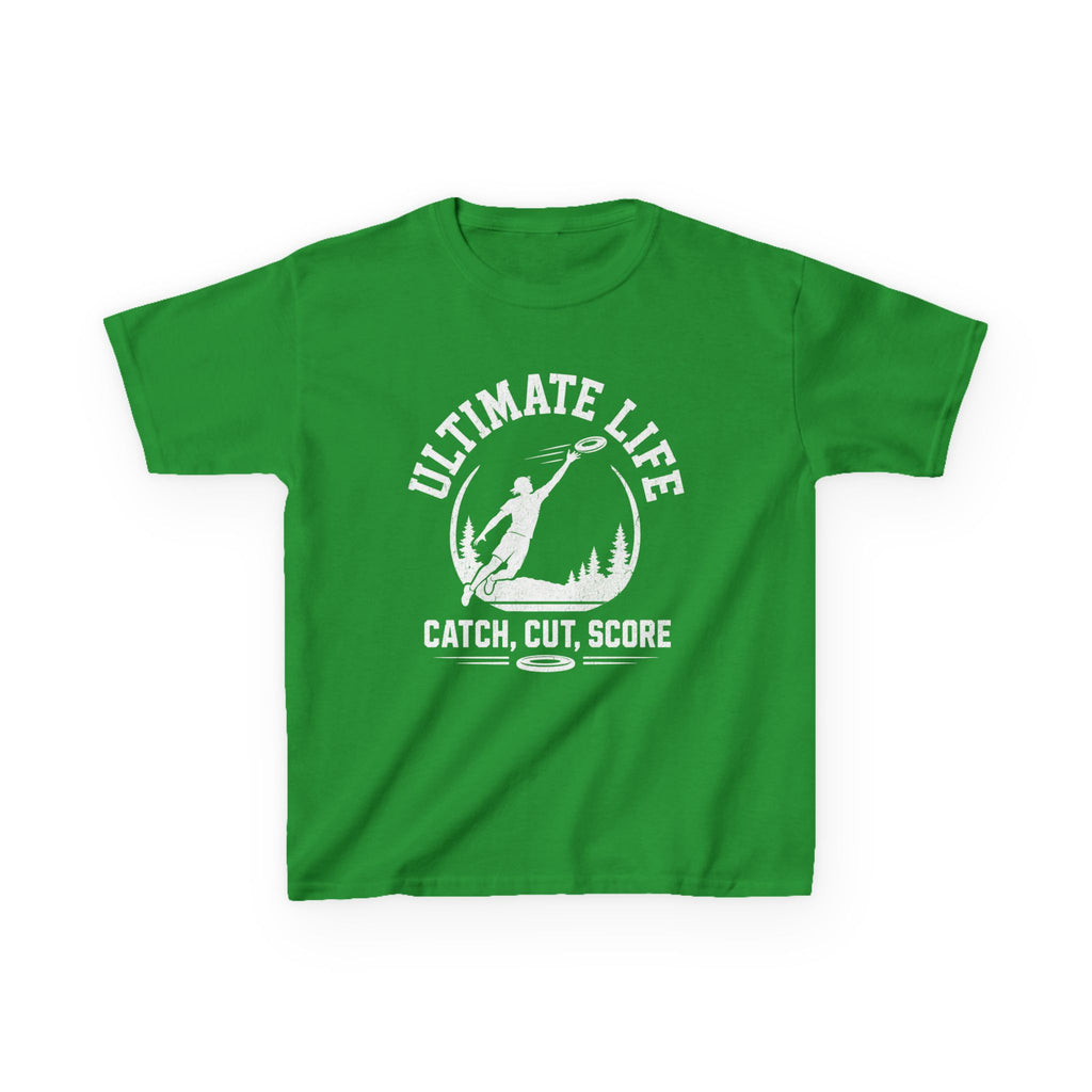 Ultimate Life Kids Tee — “Catch, Cut, Score” Ultimate Frisbee Youth Shirt - Magnolia Wild SC