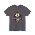 Retro Badge Style: The Vintage Cross Country Dad Shield Tee - Magnolia Wild SC