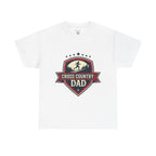 Retro Badge Style: The Vintage Cross Country Dad Shield Tee - Magnolia Wild SC