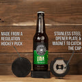 The "Clutch Catch" Magnetic Hockey Puck Bottle Opener 🏒 - Magnolia Wild SC
