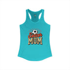 Soccer Mom Racerback Tank – Personalized Name & Number Option | Lightweight Women’s Soccer Tank Top - Magnolia Wild SC