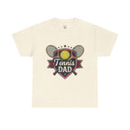 Retro Badge Style: The Vintage Tennis Dad Shield Tee