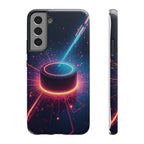 Neon Laser Hockey Puck Impact-Resistant Phone Case - Magnolia Wild SC