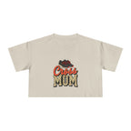 Cross Country Mom Cheetah Print Women's Crop Tee - Magnolia Wild SC