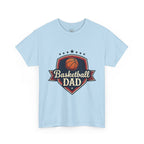 Retro Court Style: The Vintage Basketball Dad Shield Tee - Magnolia Wild SC