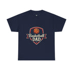 Retro Court Style: The Vintage Basketball Dad Shield Tee - Magnolia Wild SC