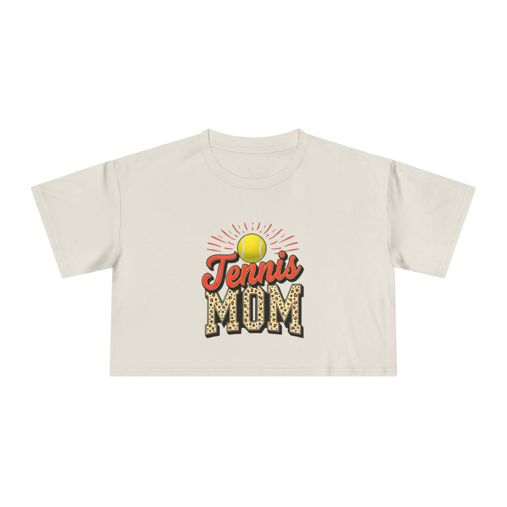 Tennis Mom Cheetah Print Crop Tee - Magnolia Wild SC