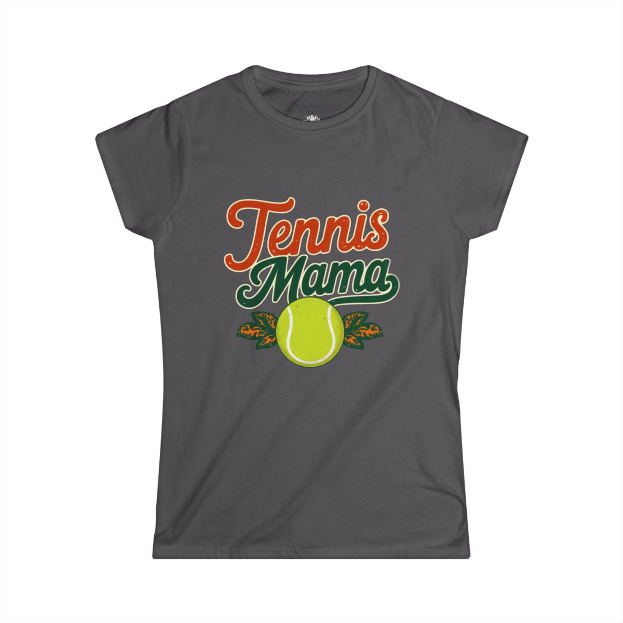 Retro Tennis Mama Tee - Magnolia Wild SC