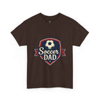 Retro Badge Style: The Vintage Soccer Dad Shield Tee